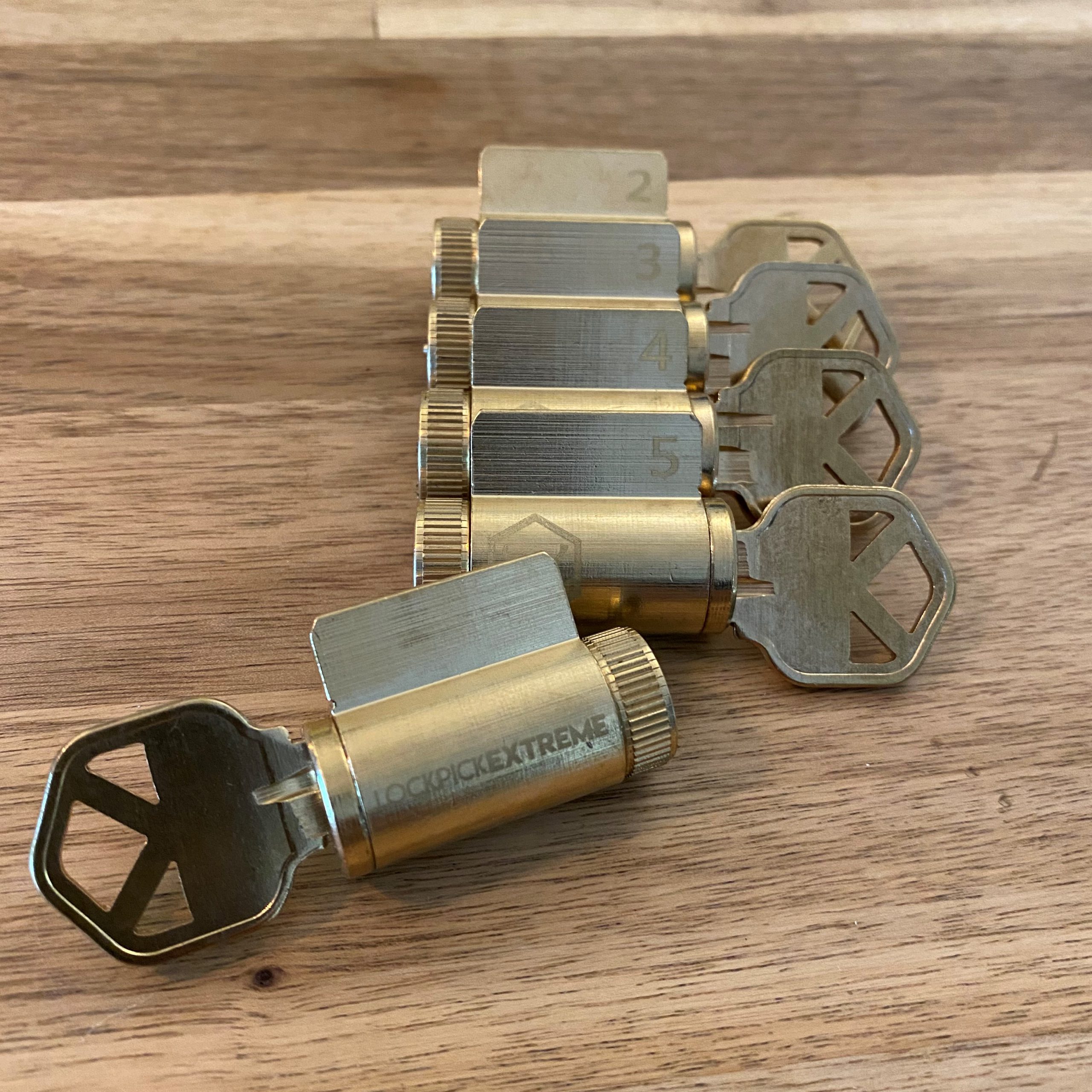 6 Pin All-In-One Lock Picking Training Kit 